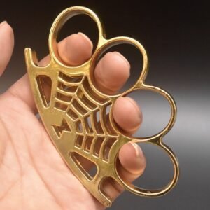Spider four finger brass knuckles